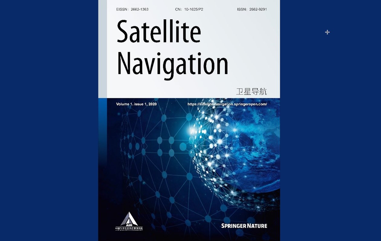 The Journal<EM> Satellite Navigation</EM> Published