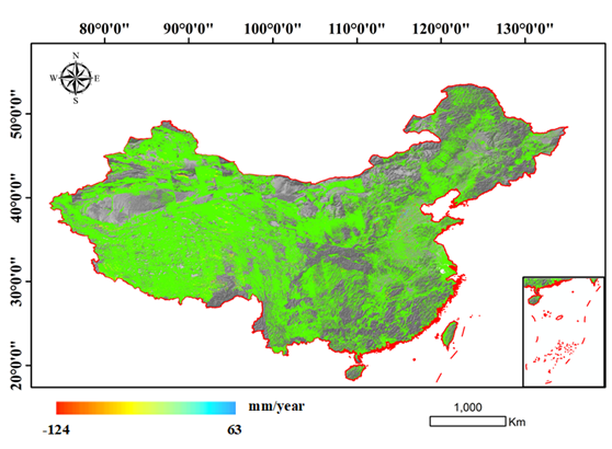 AIR Releases Nationwide InSAR Deformation Map