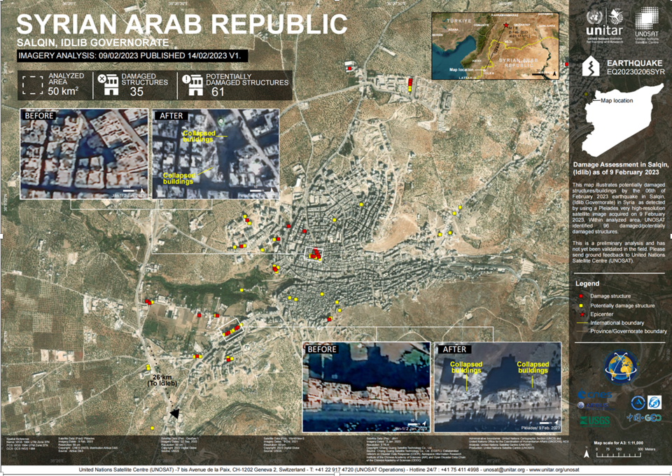 China GEO Supports Turkey and Syria Earthquake Disaster Response