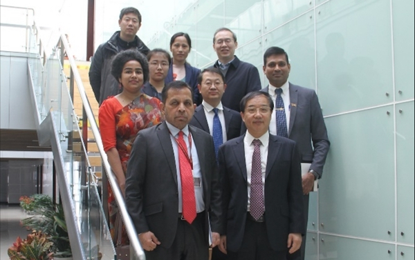 Ambassador of Sri Lanka to China Visits AIR