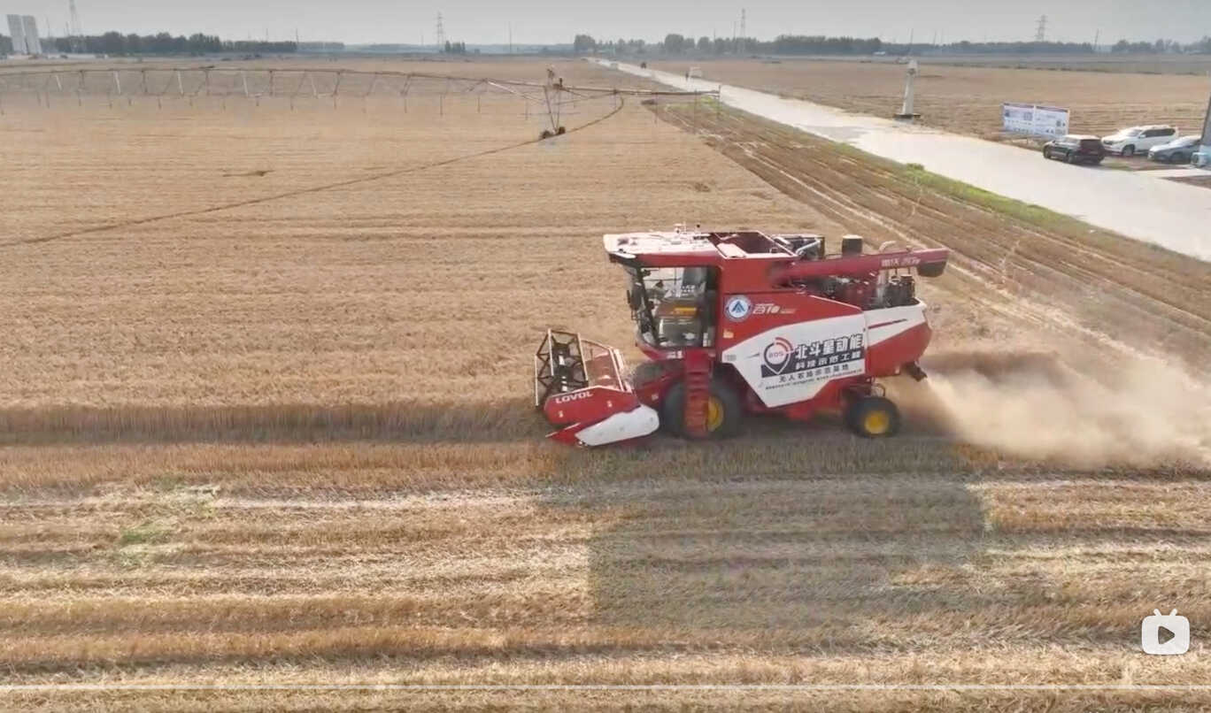No Drivers, Just Tech: Exploring China's Autonomous Summer Wheat Harvest