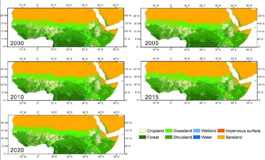 Datasets Unveil Impacts of Land Use and Cover Change on Sahel in Africa