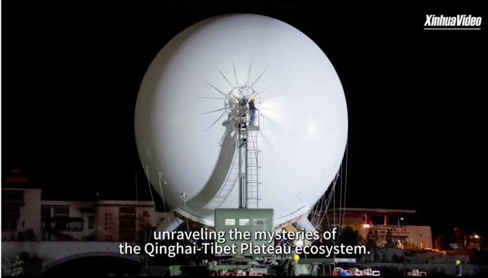China Conducts Tethered Balloon Experiment, Offering New Insights into Qinghai-Tibet Plateau Ecosystem